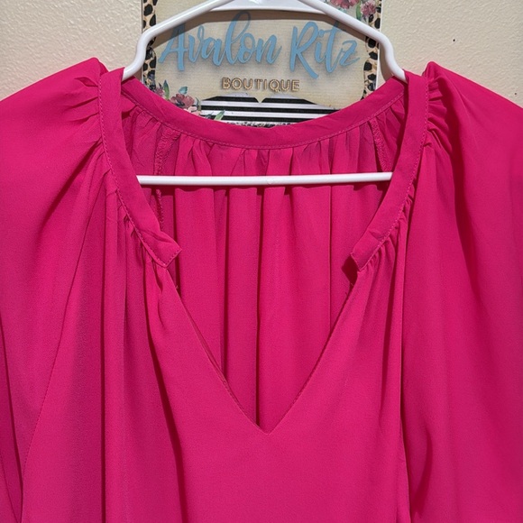 Pink Long Sleeve Top Size 2X - Picture 2 of 4